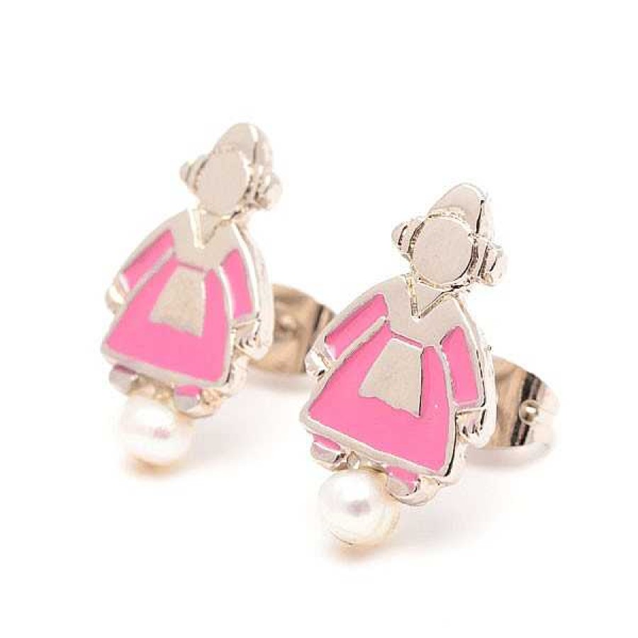 Fallas Joyeria Antonio Cumplido | Pendientes Fallera Fucsia Perla