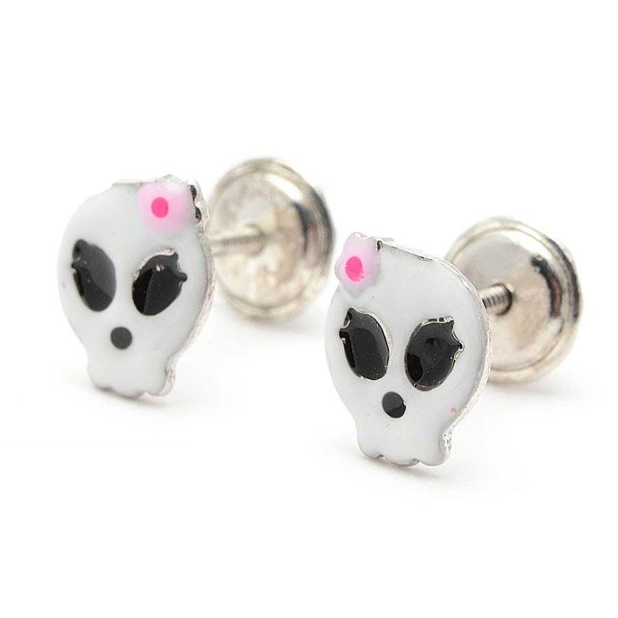 Beb Joyeria Antonio Cumplido | Pendientes Plata Monster High Blancos