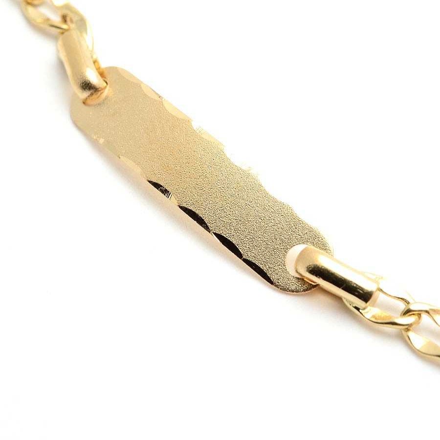 Beb Joyeria Antonio Cumplido | Pulsera Oro Placa Biselada