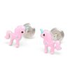 Beb Joyeria Antonio Cumplido | Pendientes Plata Unicornio Rosa