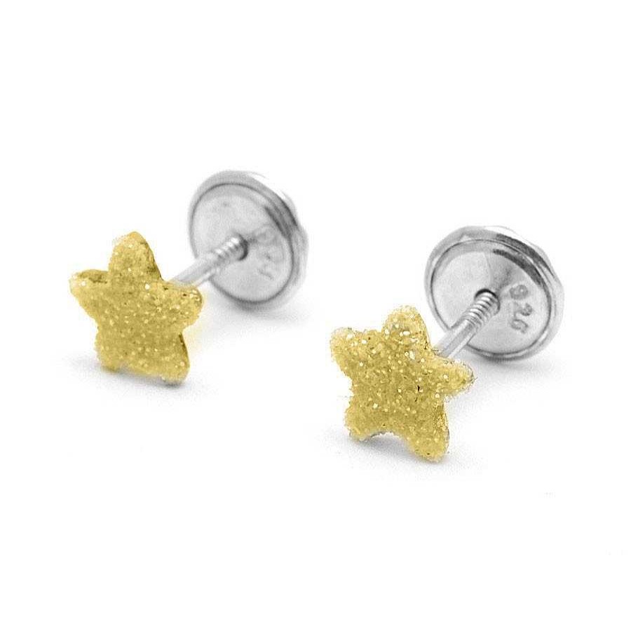 Beb Joyeria Antonio Cumplido | Pendientes Plata Estrella Dorada