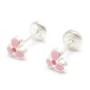 Beb Joyeria Antonio Cumplido | Pendientes Plata Flor Rosa