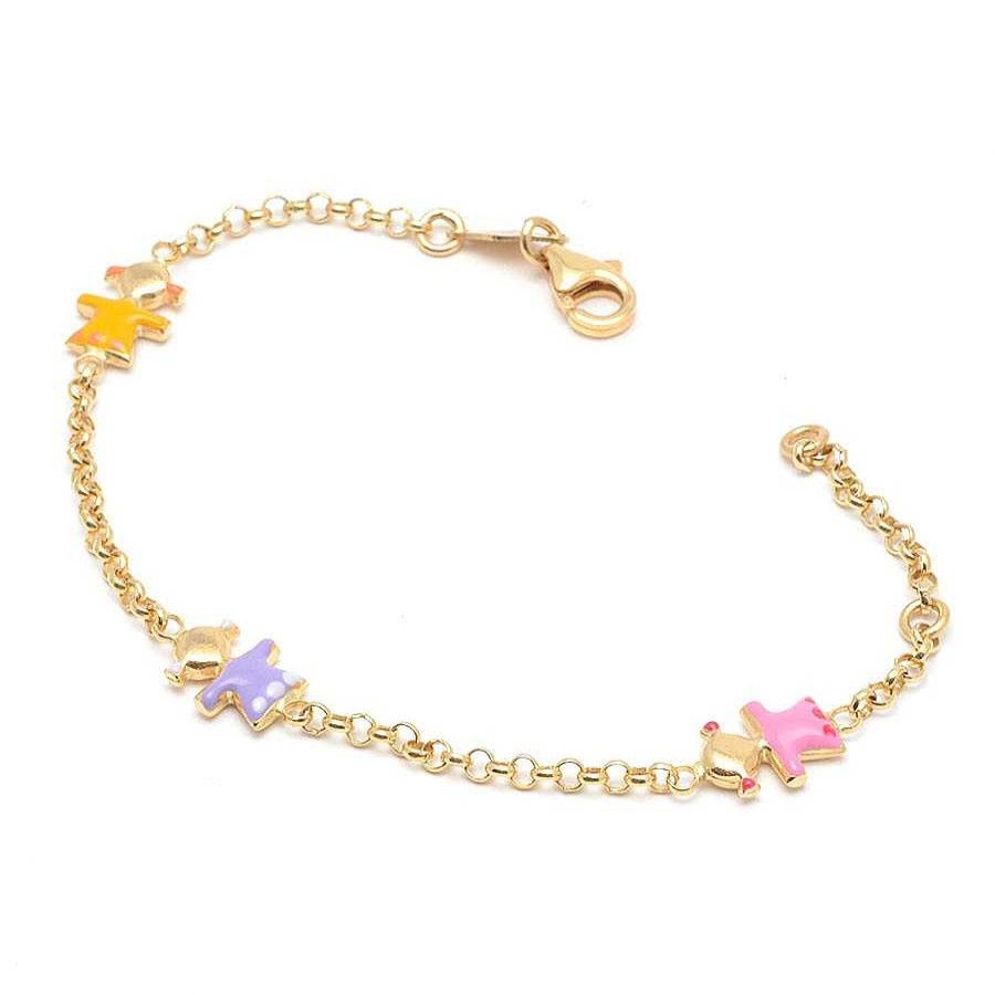 Pulseras Joyeria Antonio Cumplido | Pulsera Oro Ni A Mu Equitas Colores