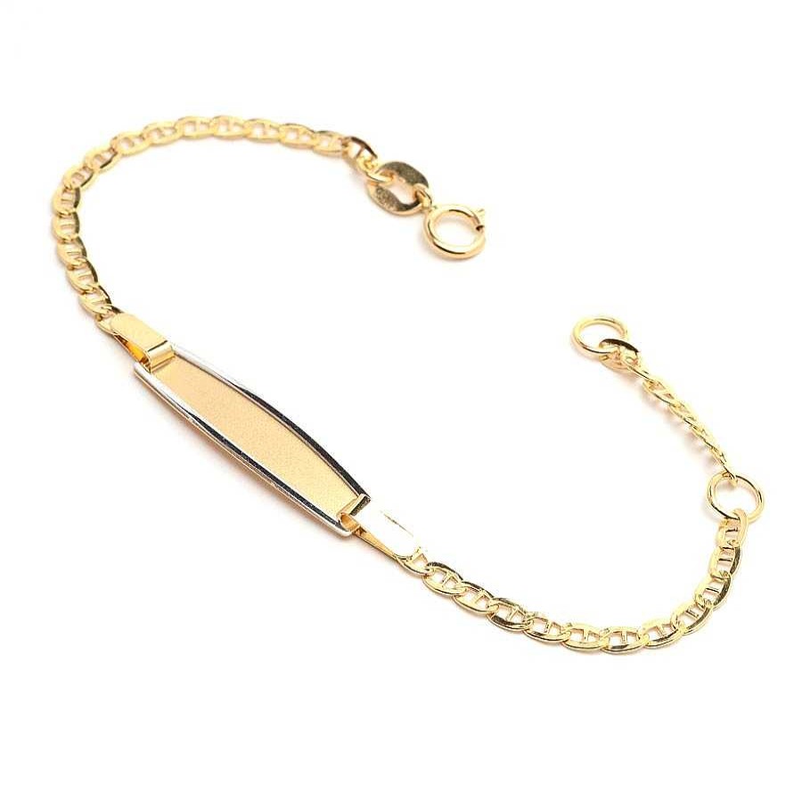 Beb Joyeria Antonio Cumplido | Pulsera Oro Placa Bicolor