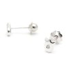 Beb Joyeria Antonio Cumplido | Pendientes Oro Blanco Tulip N Circonita