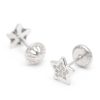 Beb Joyeria Antonio Cumplido | Pendientes Oro Blanco Beb Estrella Circonitas