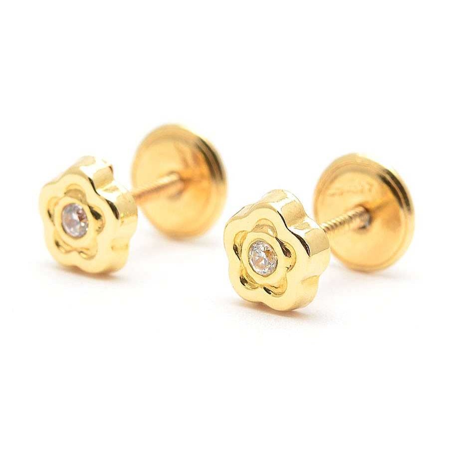 Beb Joyeria Antonio Cumplido | Pendientes Oro Flor