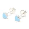 Beb Joyeria Antonio Cumplido | Pendientes Plata Coraz N Azul