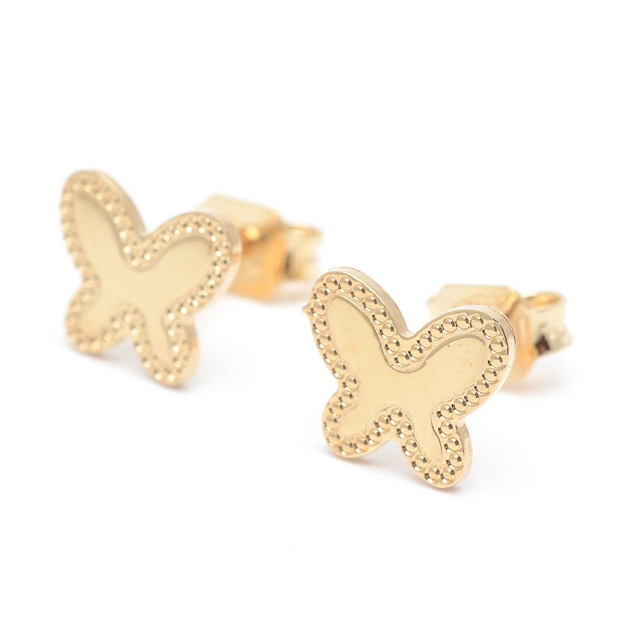 Pendientes Joyeria Antonio Cumplido | Pendientes Oro Mariposas