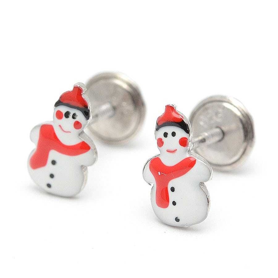 Beb Joyeria Antonio Cumplido | Pendientes Plata Mu Eco Nieve Navidad