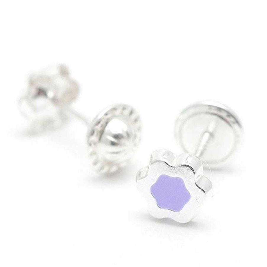 Beb Joyeria Antonio Cumplido | Pendientes Plata Estrella Lila