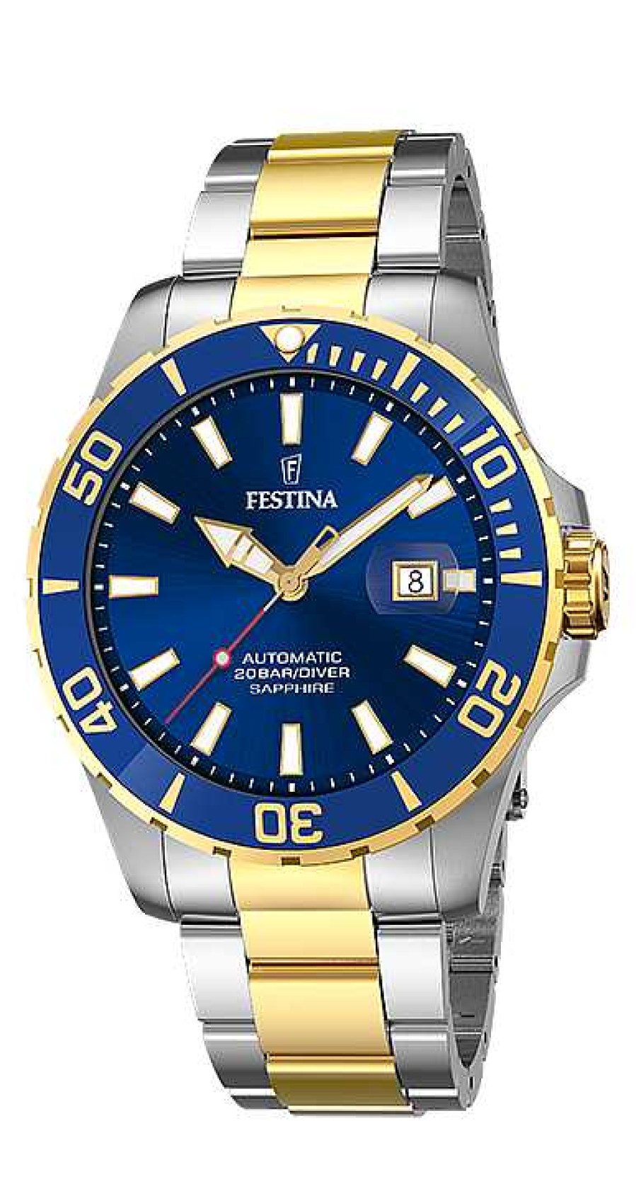 Relojes Joyeria Antonio Cumplido | Reloj Festina Autom Tico Azul Brazalete Bicolor