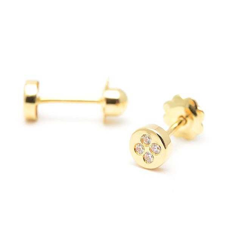 Beb Joyeria Antonio Cumplido | Pendientes Oro Beb C Rculo Circonitas