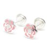 Beb Joyeria Antonio Cumplido | Pendientes Plata Flor Rosa