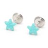 Beb Joyeria Antonio Cumplido | Pendientes Plata Estrella Azul