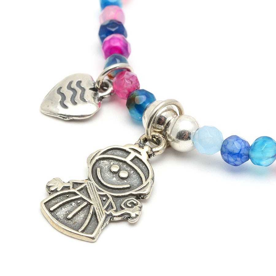 Pulseras Joyeria Antonio Cumplido | Pulsera Plata Fallera Bolas Colores