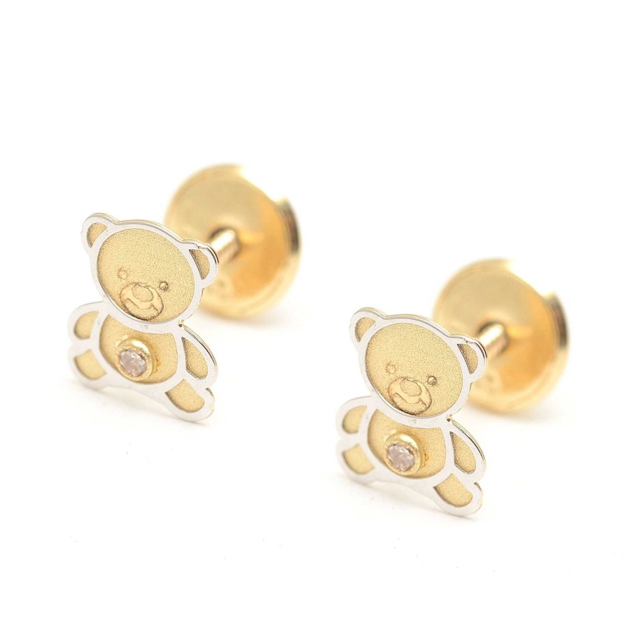 Beb Joyeria Antonio Cumplido | Pendientes Oro Beb Osito