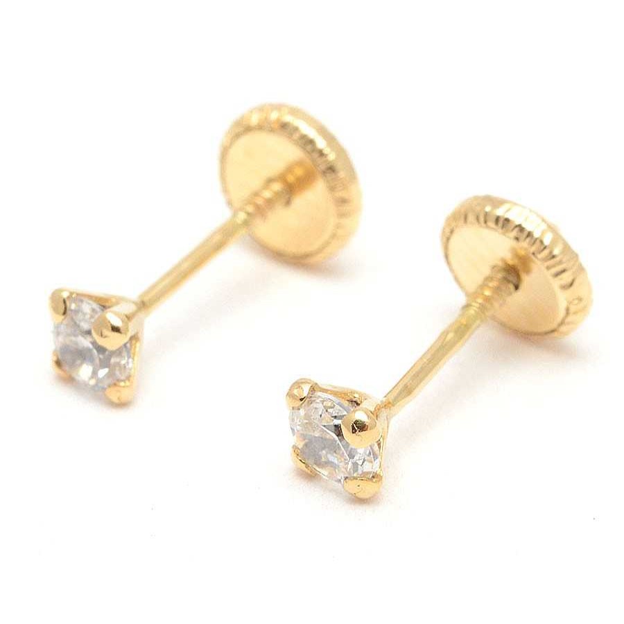 Beb Joyeria Antonio Cumplido | Pendientes Oro Circonita Garras