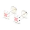 Beb Joyeria Antonio Cumplido | Pendientes Plata Tr Bol Rosa