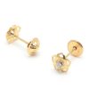 Beb Joyeria Antonio Cumplido | Pendientes Oro Flor Circonita