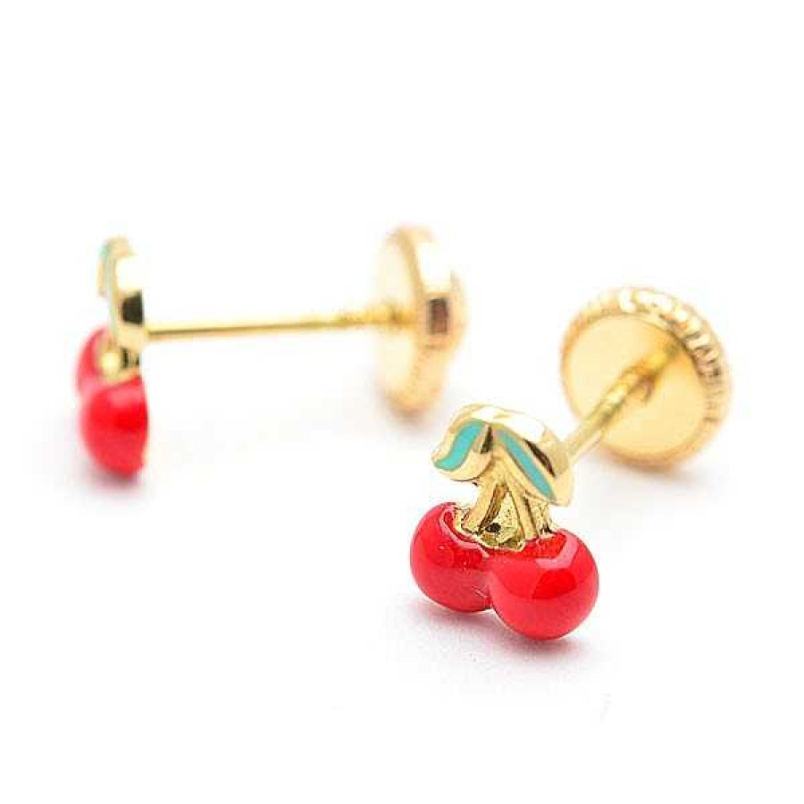 Beb Joyeria Antonio Cumplido | Pendientes Oro Cerezas