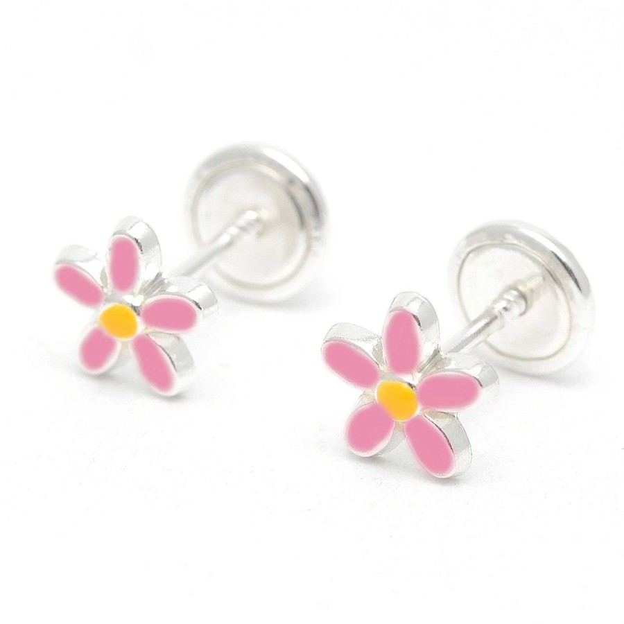 Beb Joyeria Antonio Cumplido | Pendientes Plata Flor Margarita