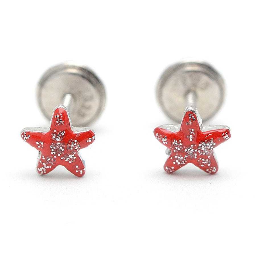 Beb Joyeria Antonio Cumplido | Pendientes Plata Estrella Roja