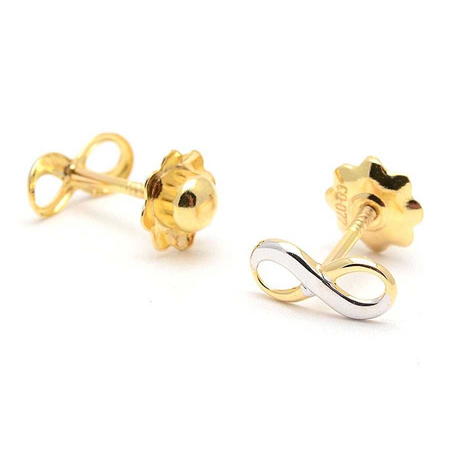 Beb Joyeria Antonio Cumplido | Pendientes Oro Infinity Bicolor