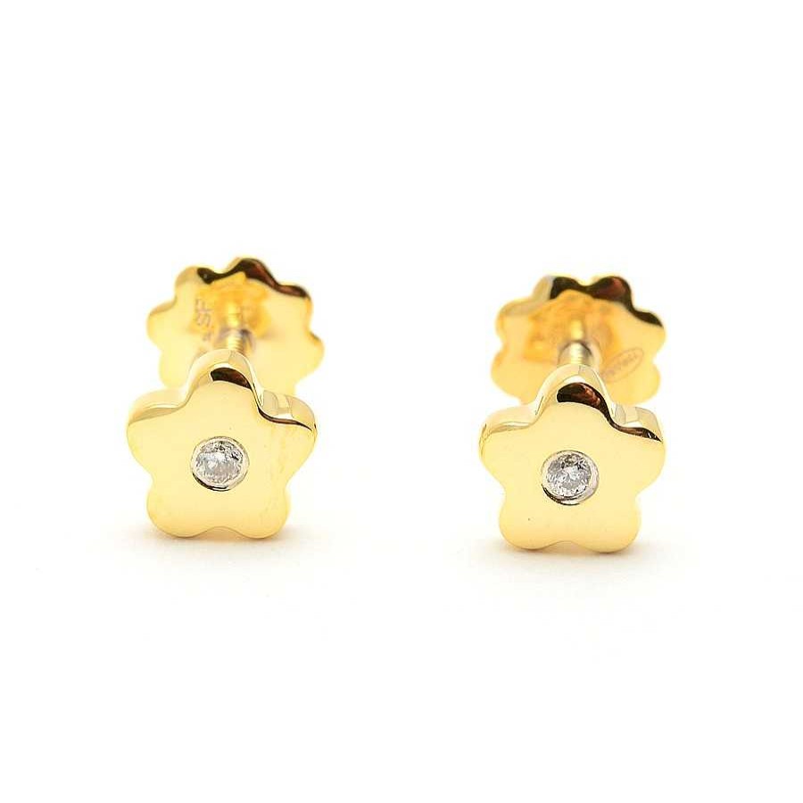 Beb Joyeria Antonio Cumplido | Pendientes Diamantes Oro Estrella