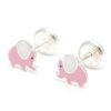 Beb Joyeria Antonio Cumplido | Pendientes Plata Elefante Rosa