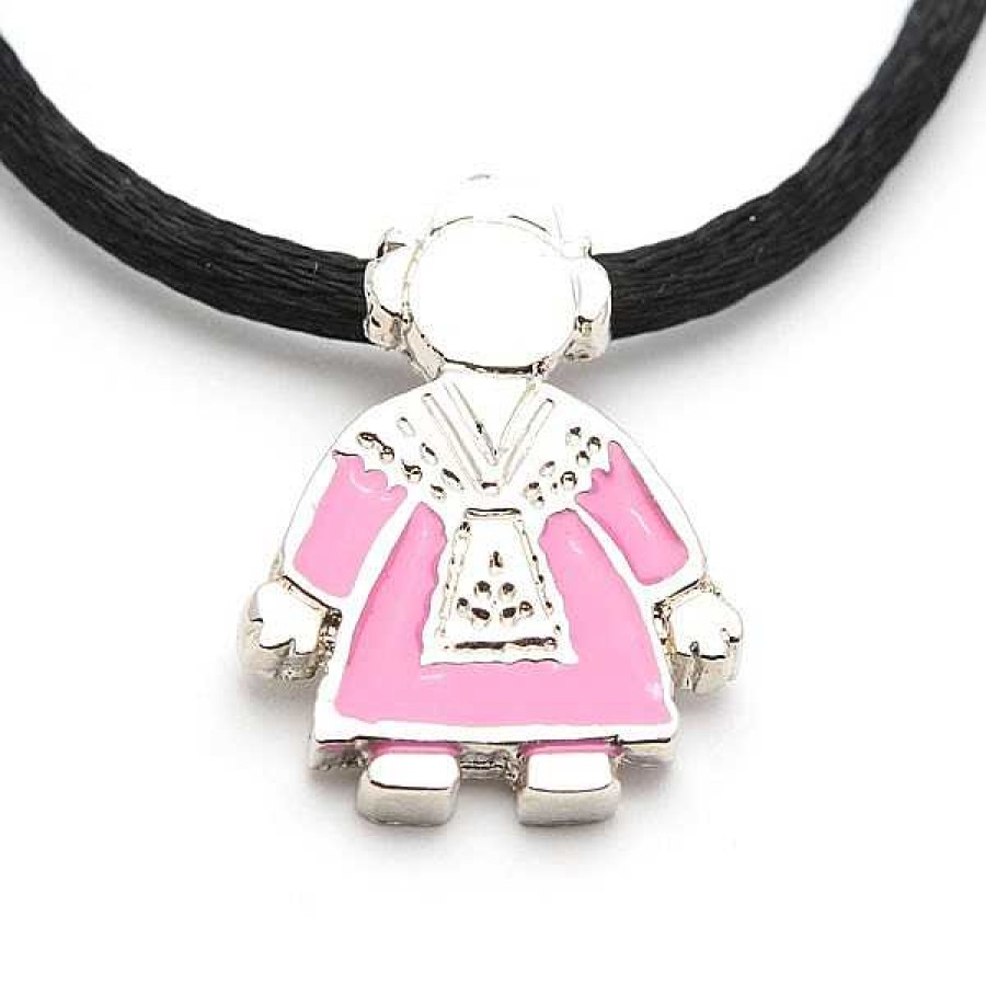 Fallas Joyeria Antonio Cumplido | Colgante Fallera Fucsia