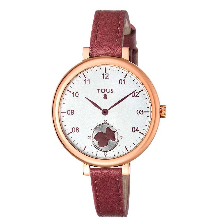 Tous Joyeria Antonio Cumplido | Reloj Tous Acero Spin Dorado Correa Roja