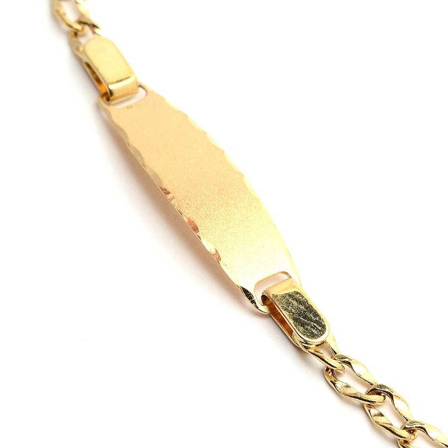 Beb Joyeria Antonio Cumplido | Pulsera Oro Placa Biselada