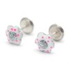 Beb Joyeria Antonio Cumplido | Pendientes Plata Flor Blanca