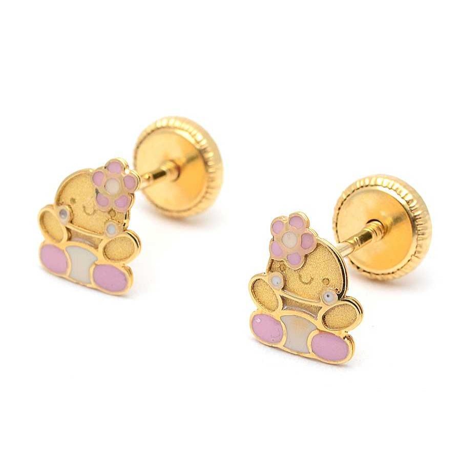 Beb Joyeria Antonio Cumplido | Pendientes Oro Mu Equita Flor