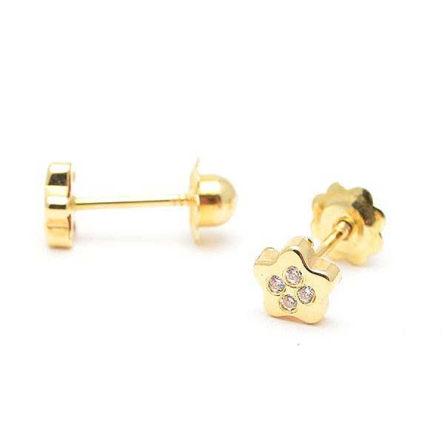 Beb Joyeria Antonio Cumplido | Pendientes Oro Estrella Circonitas