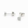 Comuniones Joyeria Antonio Cumplido Pendientes | Pendientes Diamantes Oro Blanco Roset N Peque O