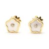 Beb Joyeria Antonio Cumplido | Pendientes Oro Flor Blanca N Car