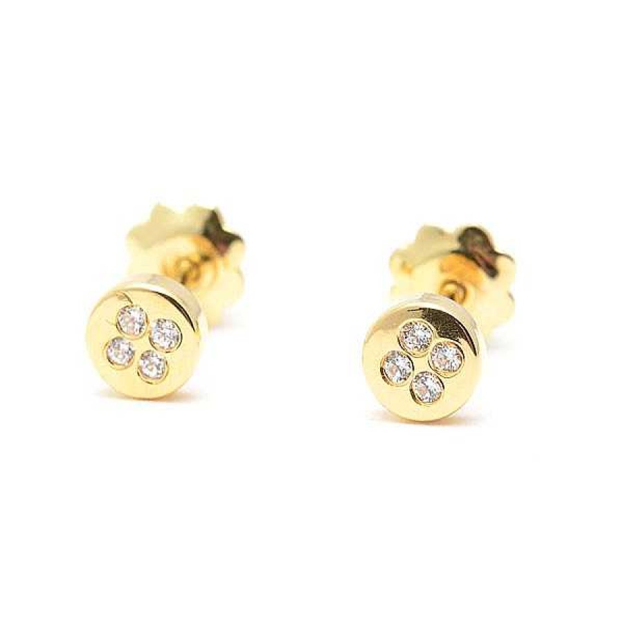 Beb Joyeria Antonio Cumplido | Pendientes Oro Beb C Rculo Circonitas