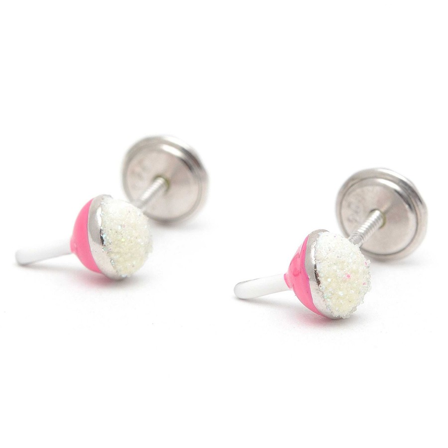 Beb Joyeria Antonio Cumplido | Pendientes Plata Chupa-Chup Rosa