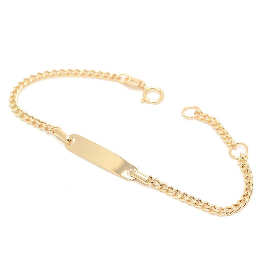 Beb Joyeria Antonio Cumplido | Pulsera Oro Beb Placa Nombre