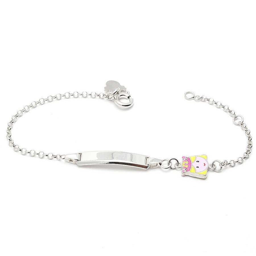 Beb Joyeria Antonio Cumplido | Pulsera Plata La Petra "Carita Princesa"