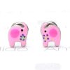 Beb Joyeria Antonio Cumplido | Pendientes Plata Elefante Fucsia