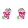 Beb Joyeria Antonio Cumplido | Pendientes Plata La Petra Seta Fucsia