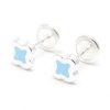 Beb Joyeria Antonio Cumplido | Pendientes Plata Tr Bol Azul