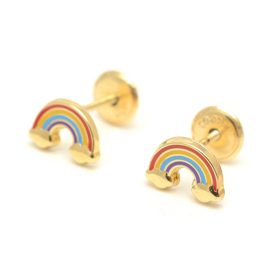 Beb Joyeria Antonio Cumplido | Pendientes Oro Beb Arco Iris