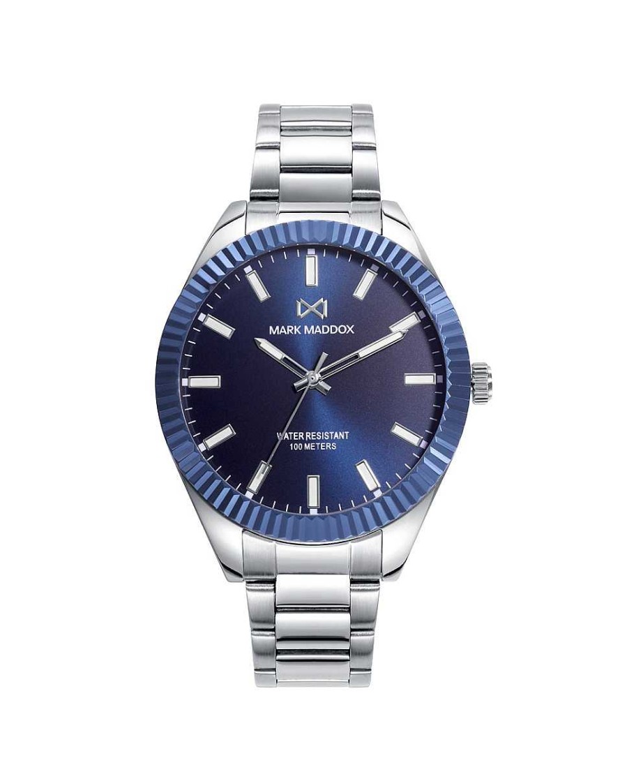 Relojes Joyeria Antonio Cumplido | Reloj Mark Maddox Azul Brazalete Acero