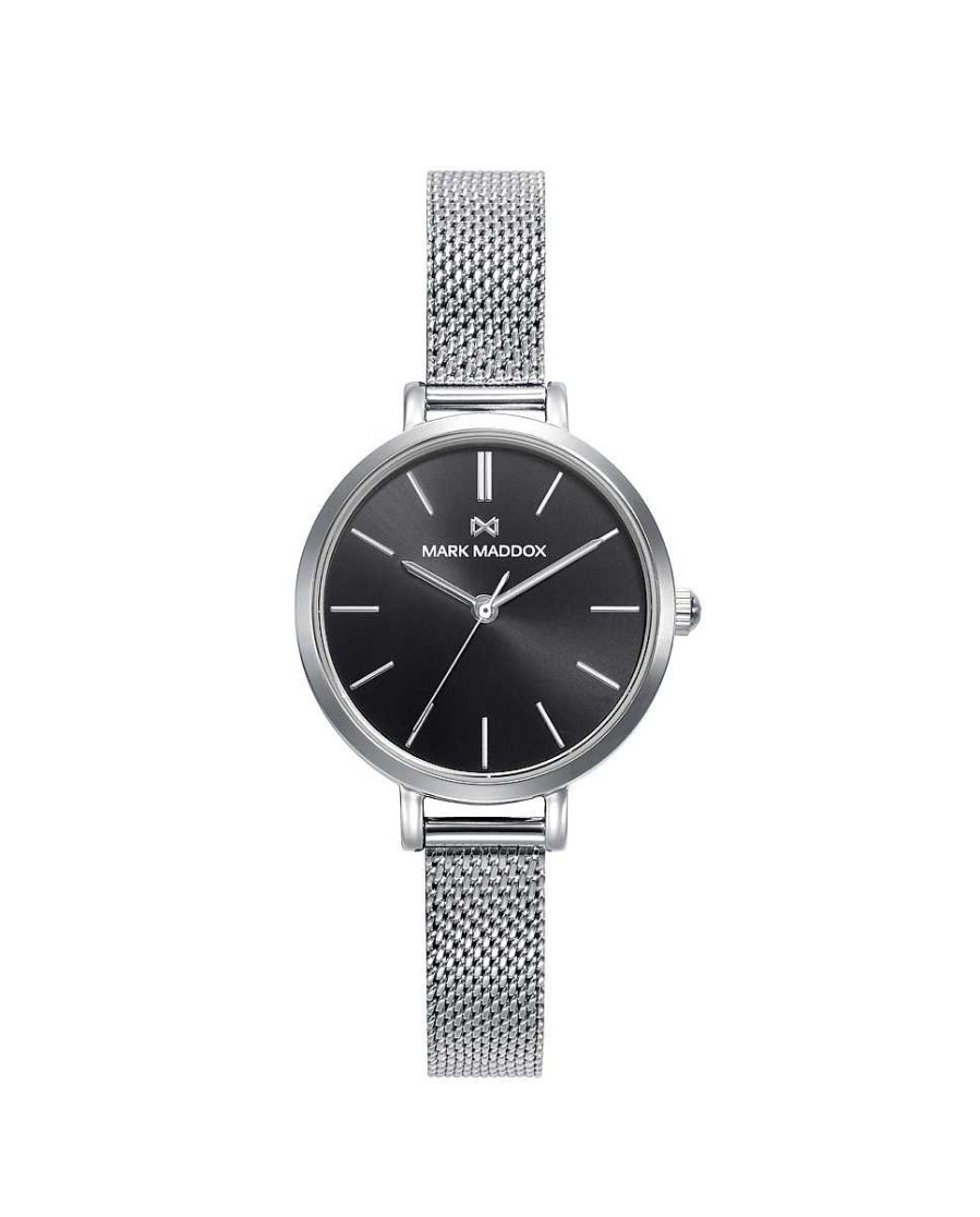 Relojes Joyeria Antonio Cumplido | Reloj Mark Maddox Negro Brazalete Malla