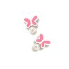 Beb Joyeria Antonio Cumplido | Pendientes Plata Beb Agatha Mariposa Rosa Perla