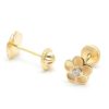 Beb Joyeria Antonio Cumplido | Pendientes Oro Flor Circonita